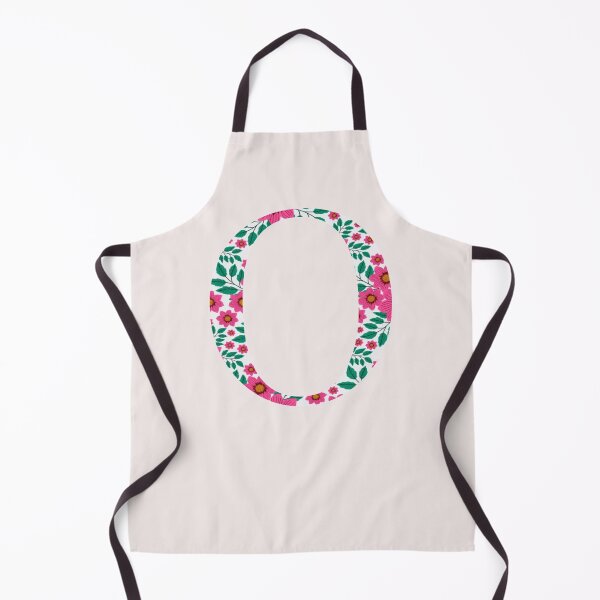Item preview, Pink Floral Omicron // Letter O designed and sold by artbysydsyd.