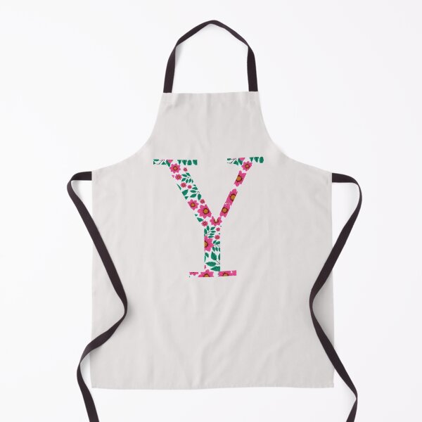 Item preview, Pink Floral Upsilon // Letter Y designed and sold by artbysydsyd.