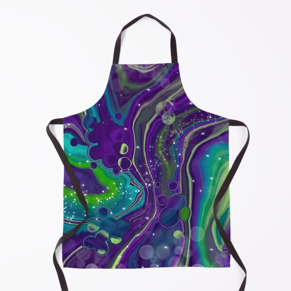 Item preview, Aurora, digital fluid pour with cells designed and sold by MayGreenAbgrall.