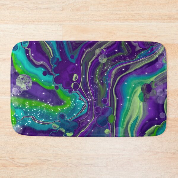 Item preview, Aurora, digital fluid pour with cells designed and sold by MayGreenAbgrall.