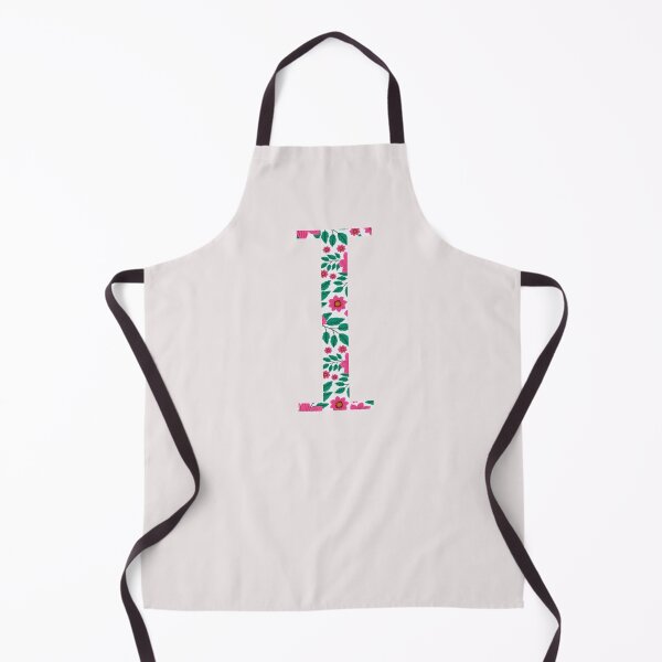 Item preview, Pink Floral Iota / Letter I designed and sold by artbysydsyd.