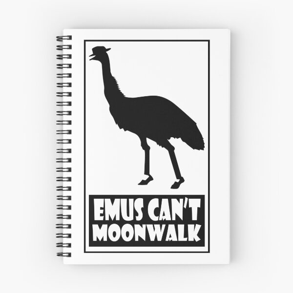 Item preview, Emus Can't Moonwalk designed and sold by LoftiJam.