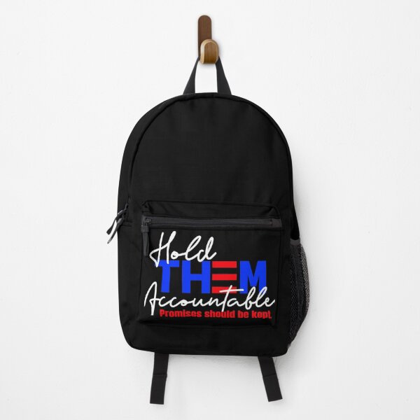 Item preview, Hold Them Accountable Promises Should Be Kept 2021 Inauguration Design on Black designed and sold by Sheila Pressley.