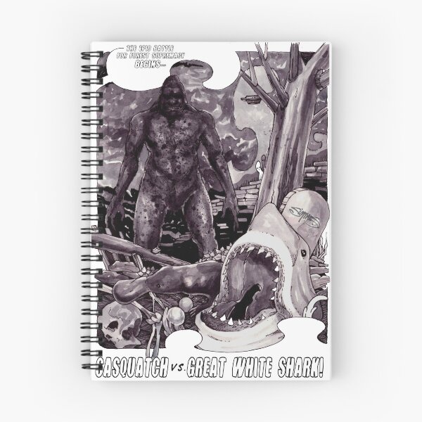 Item preview, Sasquatch vs Great White Shark designed and sold by Sean Simmans.