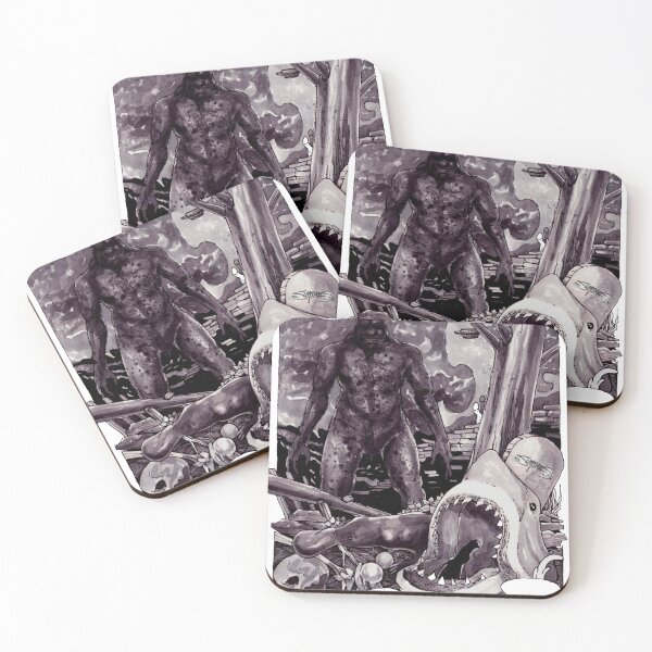 Item preview, Sasquatch vs Great White Shark designed and sold by Sean Simmans.