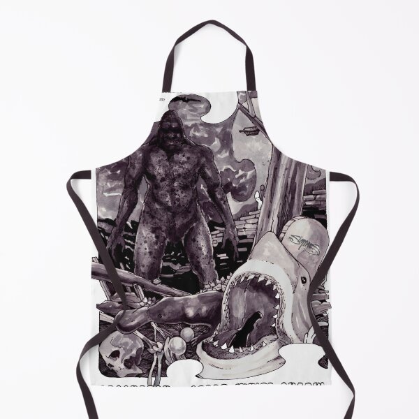 Item preview, Sasquatch vs Great White Shark designed and sold by Sean Simmans.