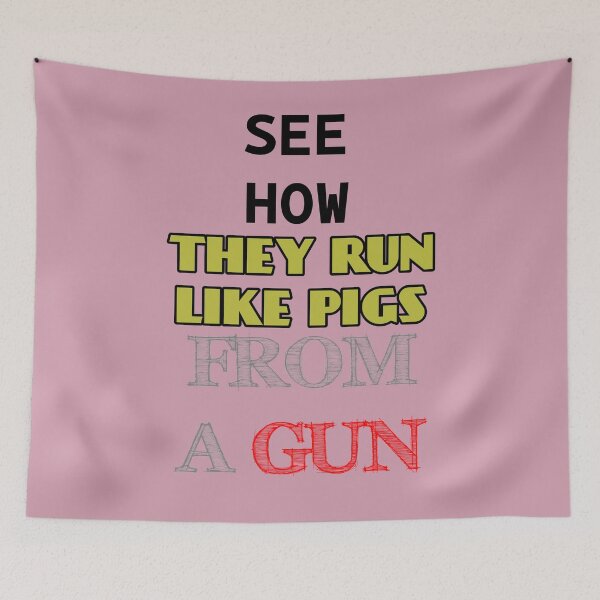 Item preview, See how they run like pigs from a gun - I Am The Walrus designed and sold by QuotesDogma.