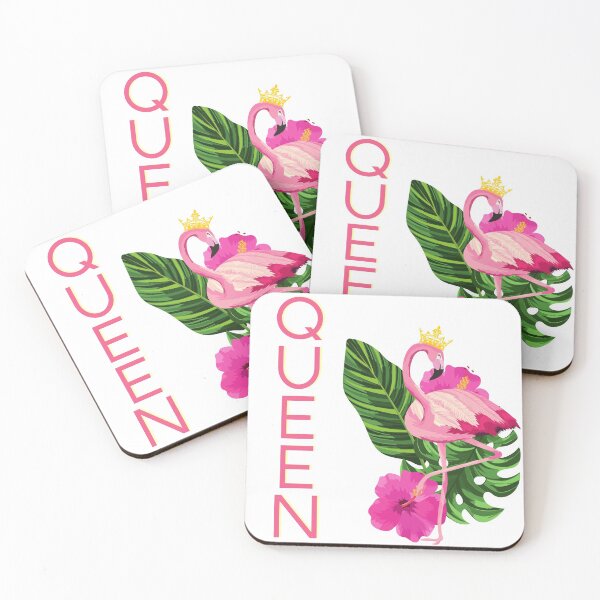 Item preview, QUEEN | FLAMINGO WITH CROWN designed and sold by LiveAndGlow.