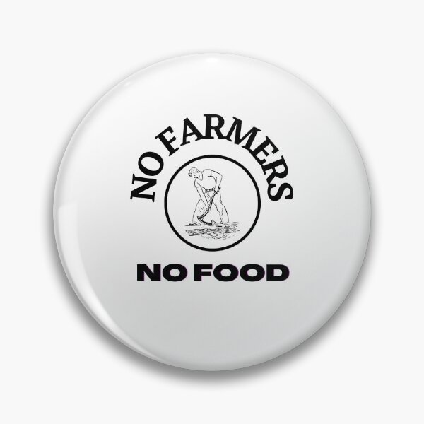 Item preview, No Farmers, No Food For Us designed and sold by doodle3Dandy.