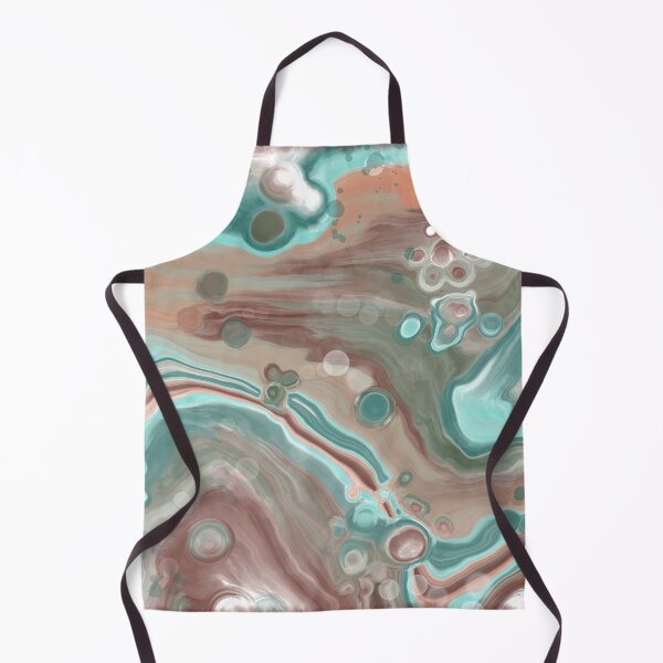 Item preview, Calm, digital fluid pour with cells designed and sold by MayGreenAbgrall.