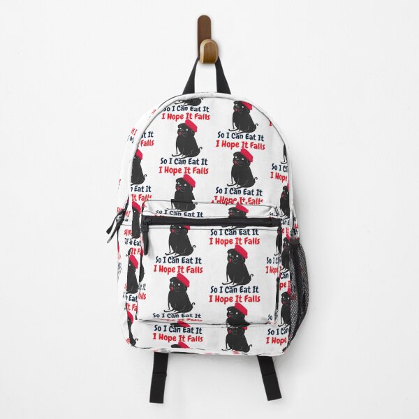 Artikelvorschau, Ich hoffe, es fällt, damit ich es essen kann Pug Lovers Club entworfen und verkauft von KC-Clothing-Co.