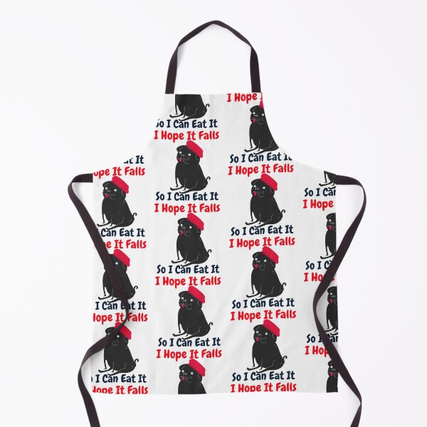 Artikelvorschau, Ich hoffe, es fällt, damit ich es essen kann Pug Lovers Club entworfen und verkauft von KC-Clothing-Co.