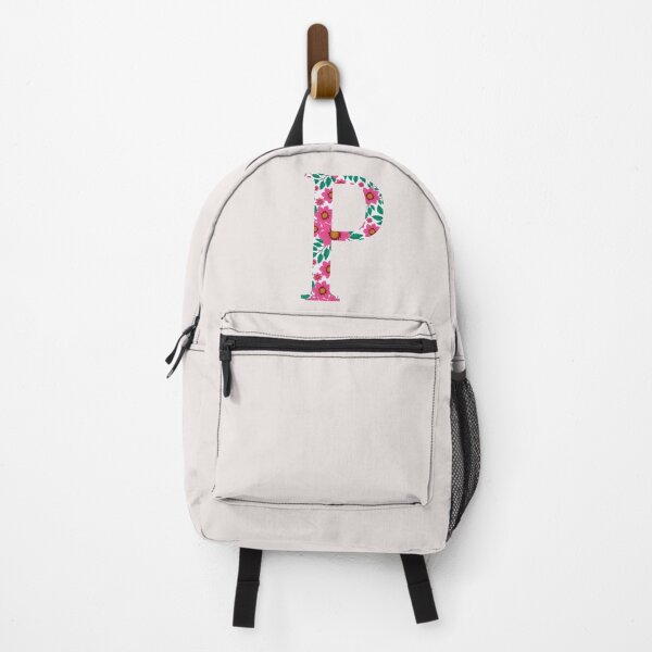 Item preview, Pink Floral Rho // Letter P designed and sold by artbysydsyd.