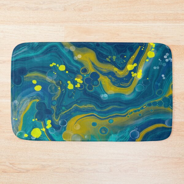 Item preview, Reflection, digital fluid pour with cells designed and sold by MayGreenAbgrall.