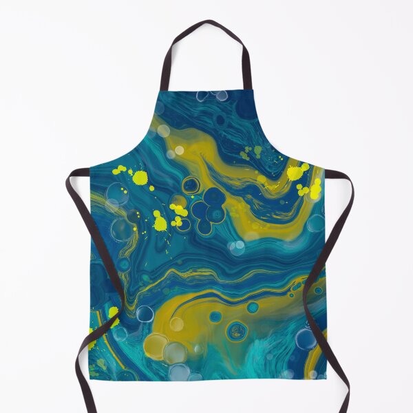 Item preview, Reflection, digital fluid pour with cells designed and sold by MayGreenAbgrall.