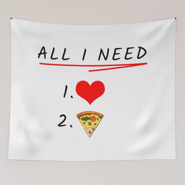 Item preview, All I need is love and pizza designed and sold by SickelsDelong.