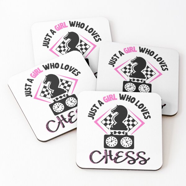 Item preview, Just a girt who loves chess designed and sold by 1M4NE.
