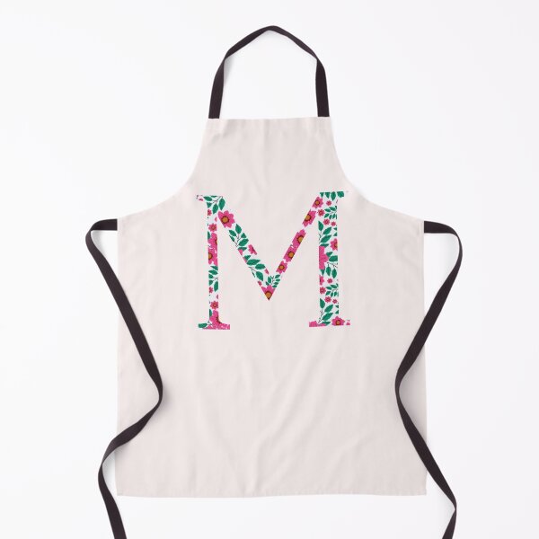 Item preview, Pink Floral Mu // Letter M designed and sold by artbysydsyd.