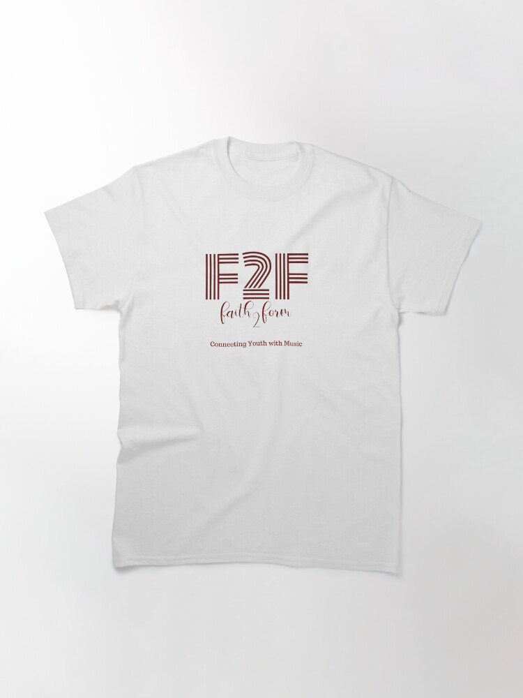 Thumbnail 2 of 7, Classic T-Shirt, Faith 2 Form Logo Gear designed and sold by CoffeeCupLife2.