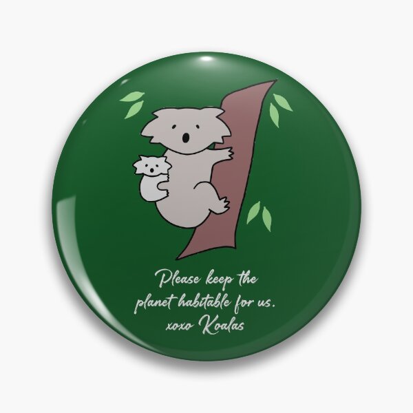 Item preview, Koala - Habitable Planet (Forest Green) designed and sold by ImperfectLife.