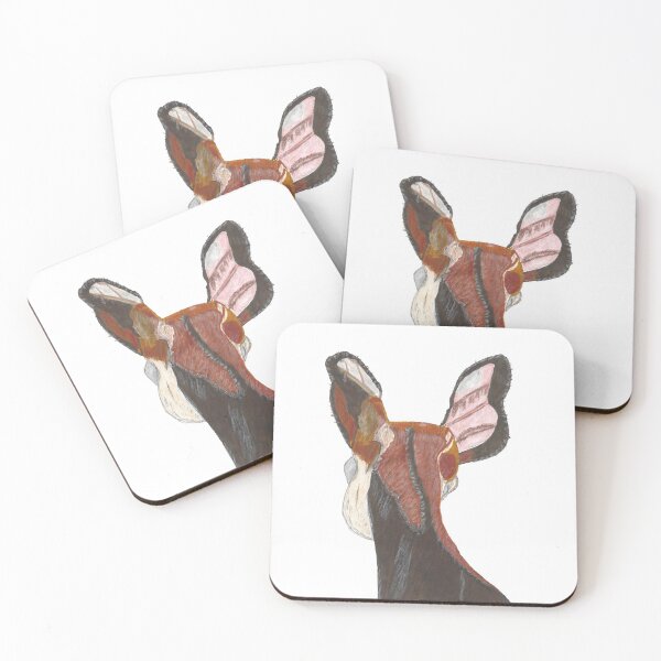 Item preview, Okapi Anterior Head View African Giraffe designed and sold by AliCatOriginals.