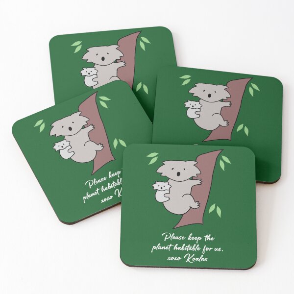 Item preview, Koala - Habitable Planet (Forest Green) designed and sold by ImperfectLife.