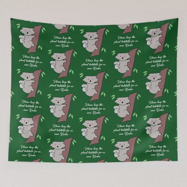 Item preview, Koala - Habitable Planet (Forest Green) designed and sold by ImperfectLife.