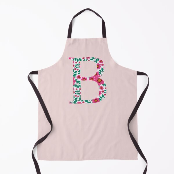 Item preview, Pink Floral Beta // Letter B designed and sold by artbysydsyd.
