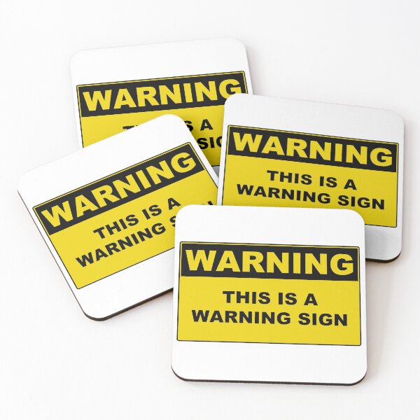 Item preview, Warning This is a Warning Sign designed and sold by Burritoless.
