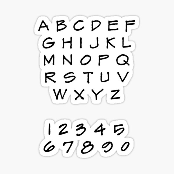 Item preview, Architectural Lettering designed and sold by Geeky-Arch.