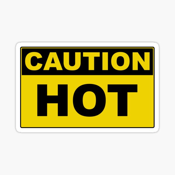 Attention Show Boobs Female Caution Warning Decal Sticker : :  Automotive