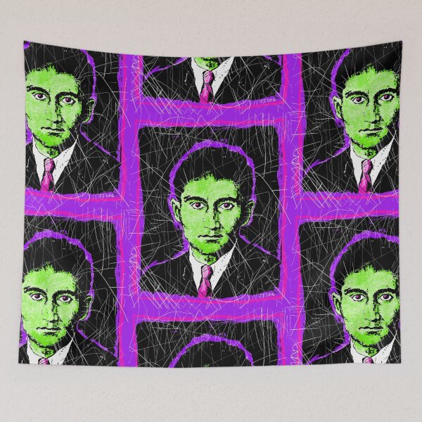Item preview, Portrait of Franz Kafka designed and sold by NapTimeDesigns.