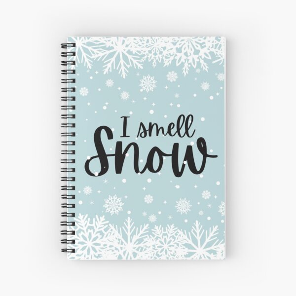 I Smell Snow Spiral Notebook