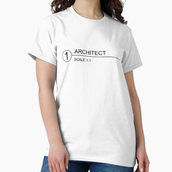 Item preview, Architect 1:1 Black designed and sold by Geeky-Arch.