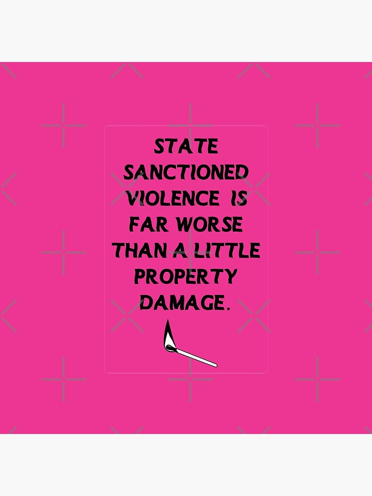 acab pink | state sanctioned violence is far worse than a little property damage by craftordiy