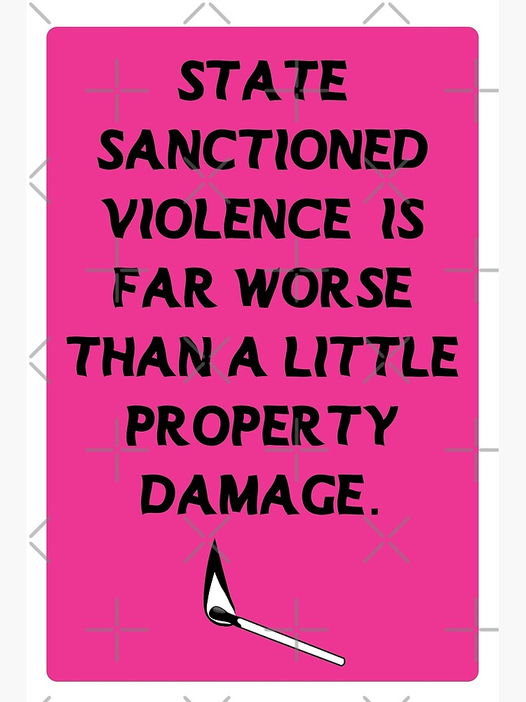acab pink | state sanctioned violence is far worse than a little property damage by craftordiy