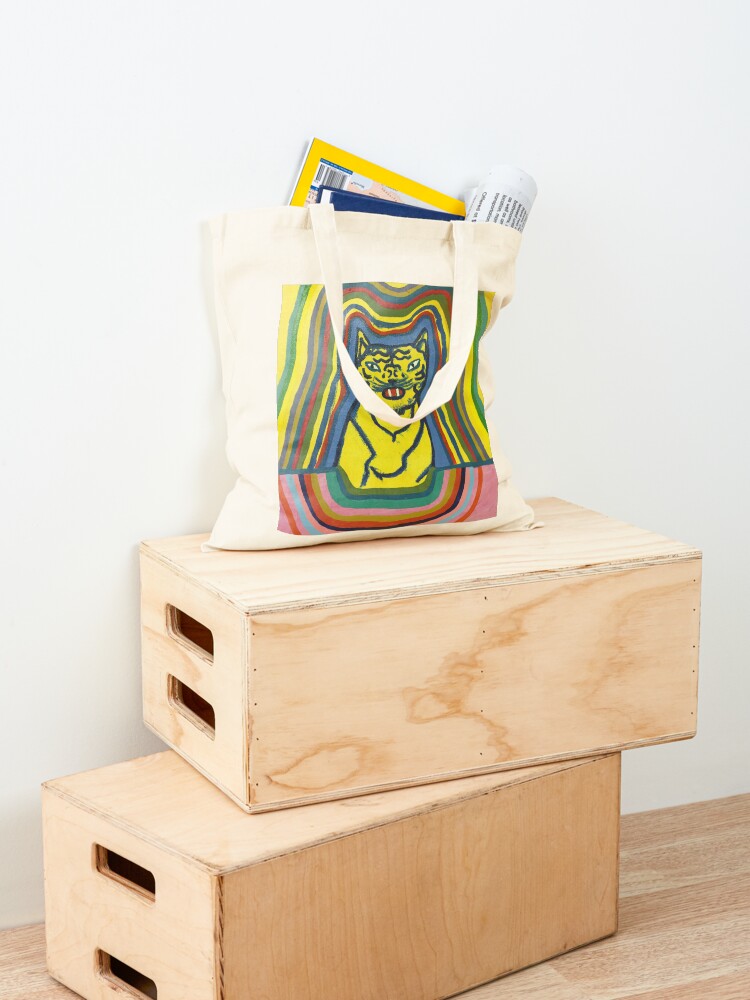 Thumbnail 4 of 5, Tote Bag, Tiger designed and sold by rinamiriam.