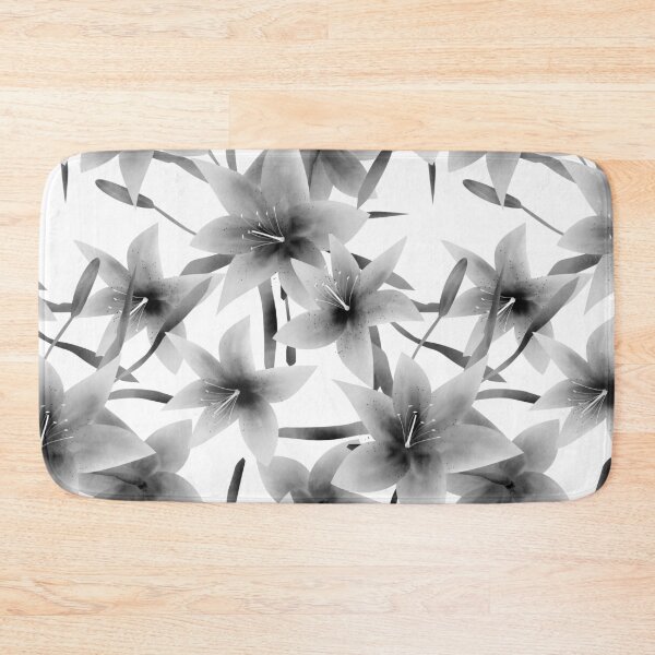 Item preview, Lily. Black and white pattern .  designed and sold by fuzzyfox.