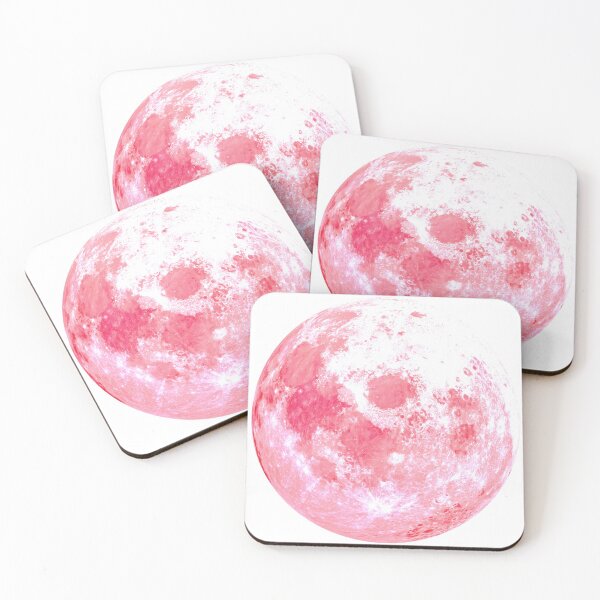 Item preview, Pink aesthetic full moon  designed and sold by creationwitch.