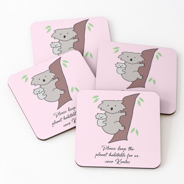 Item preview, Koala - Habitable Planet (Petal Pink) designed and sold by ImperfectLife.