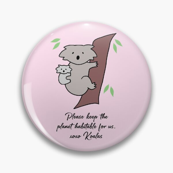 Item preview, Koala - Habitable Planet (Petal Pink) designed and sold by ImperfectLife.