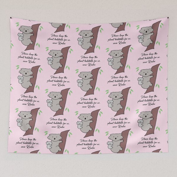 Item preview, Koala - Habitable Planet (Petal Pink) designed and sold by ImperfectLife.
