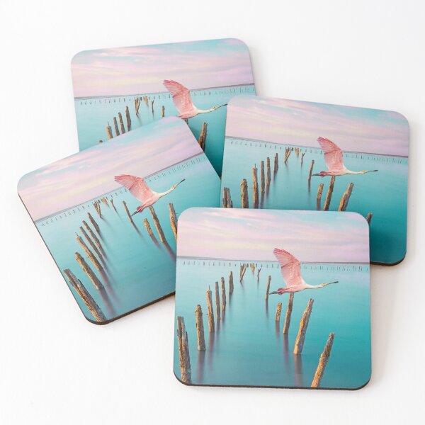 Item preview, Roseate Spoonbill in Flight designed and sold by FineArtography.