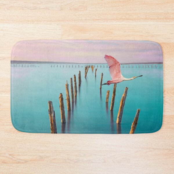 Item preview, Roseate Spoonbill in Flight designed and sold by FineArtography.