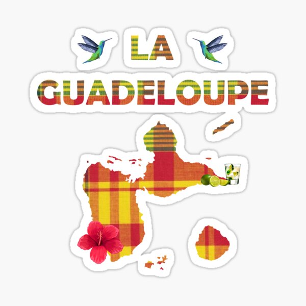 Guadeloupe Ile des Caraïbes Sticker