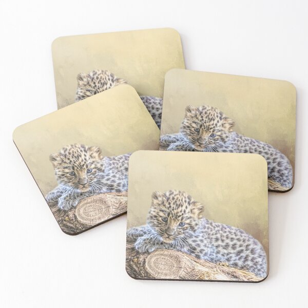 Item preview, Tiny Amur Leopard Cup designed and sold by Elisabeth Lucas.