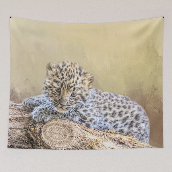 Item preview, Tiny Amur Leopard Cup designed and sold by Elisabeth Lucas.