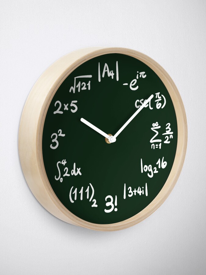 Matematicas reloj shops