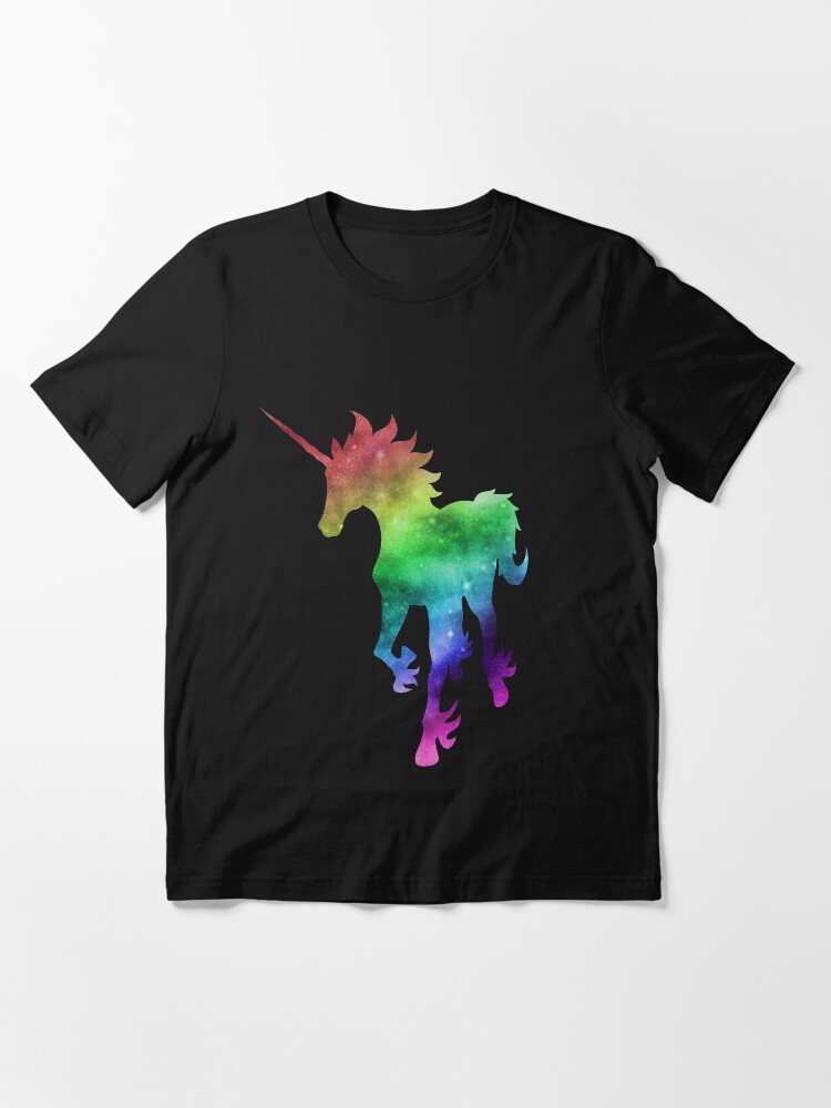 T-shirt essentiel ''Galaxy Unicorn de l'arc-en-ciel' : autre vue