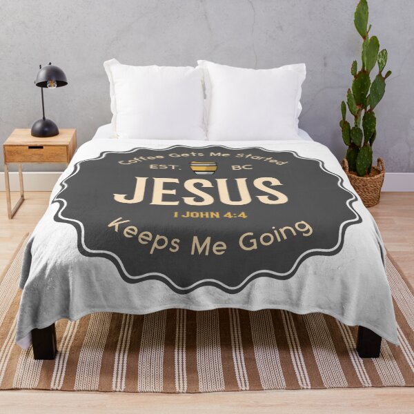 Item preview, Coffee Get Me Started Jesus Keeps Me Going designed and sold by loveoceanair.